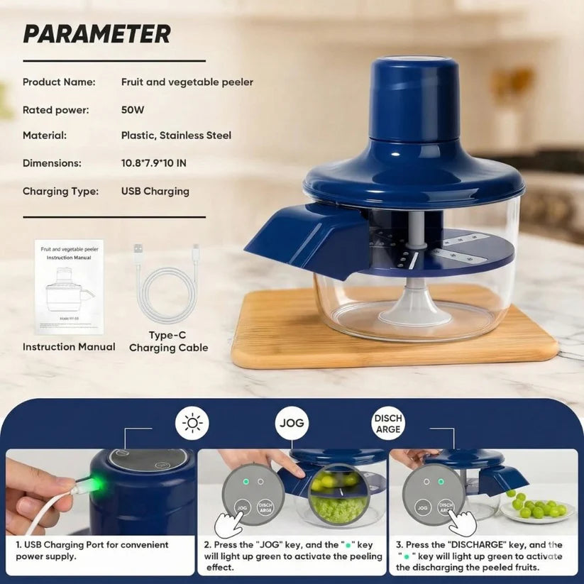Zandio™ Elektrisk automatisk frukt- och grönsaksskalare