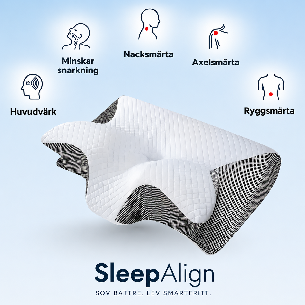SleepAlign™ - Lättnaden du har väntat på.